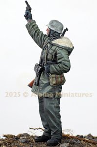 画像7: Alpine Miniatures[AM35324]1/35 WWII ドイツ武装親衛隊 信号拳銃を撃つ装甲擲弾兵 (7)