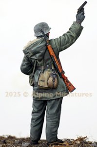 画像9: Alpine Miniatures[AM35324]1/35 WWII ドイツ武装親衛隊 信号拳銃を撃つ装甲擲弾兵 (9)