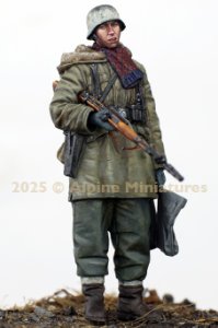 画像4: Alpine Miniatures[AM35325]1/35 WWII ドイツ武装親衛隊 擲弾筒付小銃を持つ装甲擲弾兵 (4)