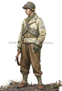 画像6: Alpine Miniatures[AM35333]1/35 WWII アメリカ陸軍 歩兵伍長 (6)
