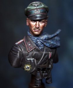画像2: Alpine Miniatures[AMB001] 1/16 WWII独 第116装甲師団「グレイハウンド」将校(バストモデル) (2)