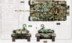 画像3: アミュージングホビー[VICAMU35A063]1/35 T-72AV ウクライナ軍主力戦車 (3)
