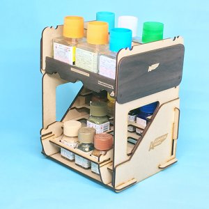 画像3: アスナロウモデル[28]6スクエアボトルホルダー (3)