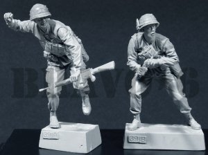画像2: Bravo6[B6-35039]1/35 米海兵隊(10)”あそこに放り込め!” テト攻勢'68(2体セット) (2)