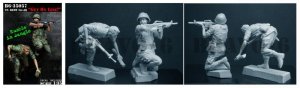 画像2: Bravo6[B6-35057]1/35 米 歩兵ベトナム(8)"俺に続け!" (2)