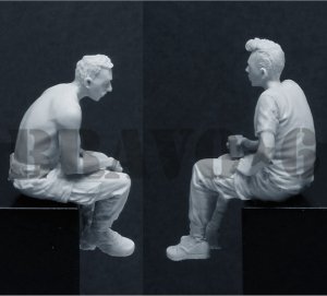 画像3: Bravo6[B6-35072]1/35 米 兵士ベトナム 酒宴中(2体セット) (3)