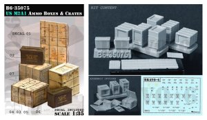 画像2: Bravo6[B6-35075]米 M2A1弾薬箱&木箱 (2)