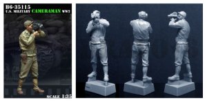 画像2: Bravo6[B6-35115]1/35  WWII米 カメラマン (2)