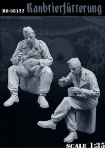 画像3: Bravo6[B6-35122]1/35 WWII独 食事中のドイツ戦車兵(2体セット) (3)