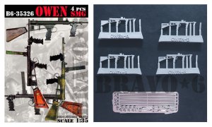 画像2: Bravo6[B6-35326]1/35 WWII/ベトナム戦争 オーストラリア オーウェン短機関銃 (2)