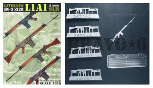 画像2: Bravo6[B6-35328]1/35 現用 豪/英連邦 L1A1自動装填小銃(SLR)リスゴー小火器工廠製 (2)