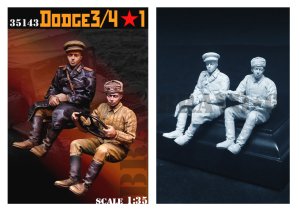 画像3: Bravo6[B6-35143]1/35 WWII露/ソ ソビエト赤軍 RKKA ダッジ3/4トラック搭乗員＃1 (3)