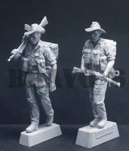画像2: Bravo6[B6-35157]1/35 WWII イギリス チンディット特殊部隊セット＃3(2体入) (2)