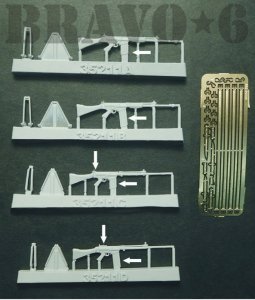 画像2: Bravo6[B6-35211]1/35 現用 ベルギー FN-FALO ヘビーバレル自動小銃セット(4丁入) (2)