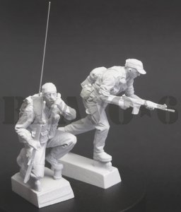 画像2: Bravo6[B6-35212]1/35 現用 ローデシア 軽歩兵大隊(RLI)スティックセット＃1(2体入) (2)