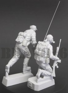 画像3: Bravo6[B6-35212]1/35 現用 ローデシア 軽歩兵大隊(RLI)スティックセット＃1(2体入) (3)