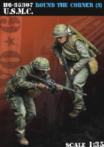 画像1: Bravo6[B6-35307]1/35 ベトナム戦争 米 米海兵隊 USMC「間近だぞ!」(3) (1)