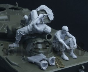 画像3: Bravo6[B6-35311]1/35 ベトナム戦争 米陸軍 「国を想う」US戦車兵休息セット (3)