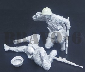 画像2: Bravo6[B6-35323]1/35 ベトナム戦争 米 米陸軍歩兵(12) 撃たれた！衛生兵！ (2)