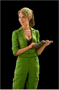 画像4: BRICK WORKS[S35MUS-2f]1/35　Ma.K.女性整備士（Ｂ）マルティナ技士フォルテシモ※フレッシュ成型品 (4)