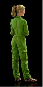 画像3: BRICK WORKS[S35MUS-2p]1/35　Ma.K.女性整備士（Ｂ）マルティナ技士フォルテシモ※ピンク成型品 (3)