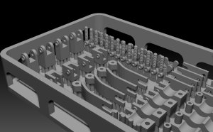画像2: BSK Model[BSKC16001]1/16 WWII ドイツ 可動式牽引ケーブルホルダー 初期型(タイガーI初期型用) (2)