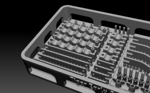 画像3: BSK Model[BSKC16001]1/16 WWII ドイツ 可動式牽引ケーブルホルダー 初期型(タイガーI初期型用) (3)