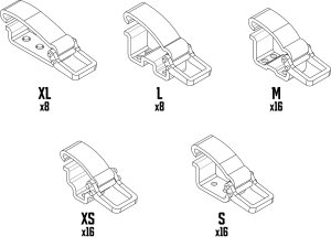 画像6: BSK Model[BSKC35007]1/35 WWII ドイツ クランプセット 後期型 イージーアセンブル (6)