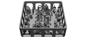 画像4: BSK Model[BSKC35011]1/35 WWII アメリカ M4シャーマン中戦車用 ライト類&警笛セット(2両分入) (4)