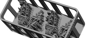 画像2: BSK Model[BSKC35012]1/35 WWII ドイツ 戦車キューポラ用対空機銃架セット(4個入) (2)