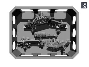 画像1: BSK Model[BSKC35018]1/35 WWII ドイツ タイガーI重戦車中期生産型用 トラベリングクランプセット(2個入) (1)