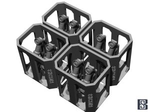 画像2: BSK Model[BSKC35019]1/35 WWII ドイツ Sfl Z.F.1a自走砲照準器 III/IV号突撃砲/ブルムベア/ナースホルン用(8個入) (2)