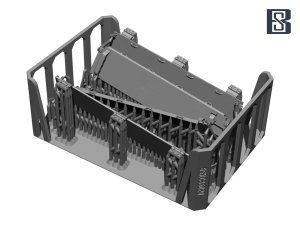 画像1: BSK Model[BSKC35020]1/35 WWII アメリカ M4A3シャーマン中戦車 荷物ラック/予備履帯ホルダーセット(2両分入) (1)