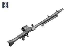 画像5: BSK Model[BSKC35021]1/35 WWII ドイツ MG34機関銃 歩兵用(3個入) (5)