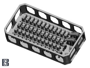 画像1: BSK Model[BSKC35026]1/35 WWII ドイツ キングタイガー/ヤークトタイガー サイドスカートブラケット/車間表示灯/反射灯セット(2両分入) (1)