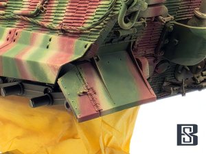 画像7: BSK Model[BSKC35028]1/35 WWII ドイツ キングタイガー用 前後フェンダーセット(サイドスカート固定ブラケット付) (7)