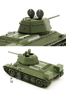 画像5: BSK Model[BSKD35007A]1/35 WWII 露/ソ T-34-76/T-34-85戦車用ディテールセット (5)