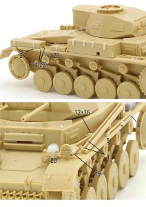 画像7: BSK Model[BSKD35009]1/35 WWII ドイツ II号戦車A-F型用ディテールセット (7)