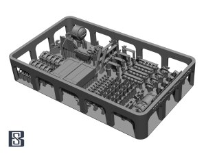 画像2: BSK Model[BSKD35025]1/35 WWII ドイツ ヤークトタイガー駆逐戦車用ディテールセット(対空機銃架付) (2)