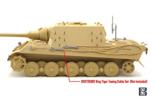 画像10: BSK Model[BSKD35025]1/35 WWII ドイツ ヤークトタイガー駆逐戦車用ディテールセット(対空機銃架付) (10)