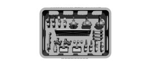 画像1: BSK Model[BSKD35026]1/35 WWII フランス オチキスH39軽戦車用ディテールセット (1)