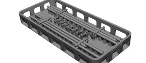 画像3: BSK Model[BSKT35002]1/35 WWII ドイツ キングタイガー重戦車用 牽引ケーブルセット(ホルダー/クリーニングロッド付) (3)