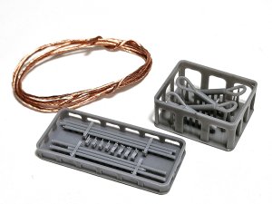 画像4: BSK Model[BSKT35002]1/35 WWII ドイツ キングタイガー重戦車用 牽引ケーブルセット(ホルダー/クリーニングロッド付) (4)