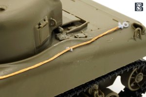 画像5: BSK Model[BSKT35006]1/35 WWII アメリカ M4シャーマン中戦車用 牽引ケーブルセット (5)