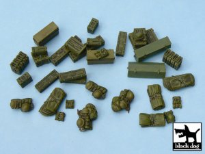画像1: BLACK DOG[T48026]1/48 WWII英 汎用装備品セット (1)