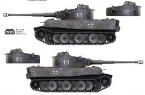 画像2: ボーダーモデル[TK7204]1/72 ティーガーI 極初期型（第502重戦車大隊 111号車） (2)