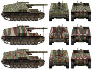 画像3: ボーダーモデル[BT035]1/35 ドイツ Sd.Kfz.165　フンメル 後期型生産型 (3)