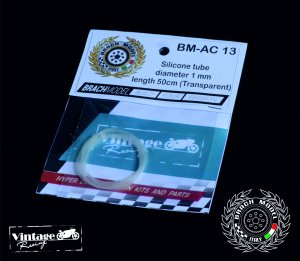 画像1: Brach Model[BM-AC 13 ]シリコンチューブ 透明(外径1mm/長さ50cm) (1)
