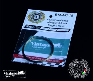 画像1: Brach Model[BM-AC 15]コーティング済スチールワイヤー(外径0.6mm/長さ1m) (1)
