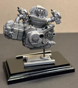 画像5: Brach Model[BM-EN09]1/12 ドゥカティ TT2 600cc 1982 エンジンセット (5)